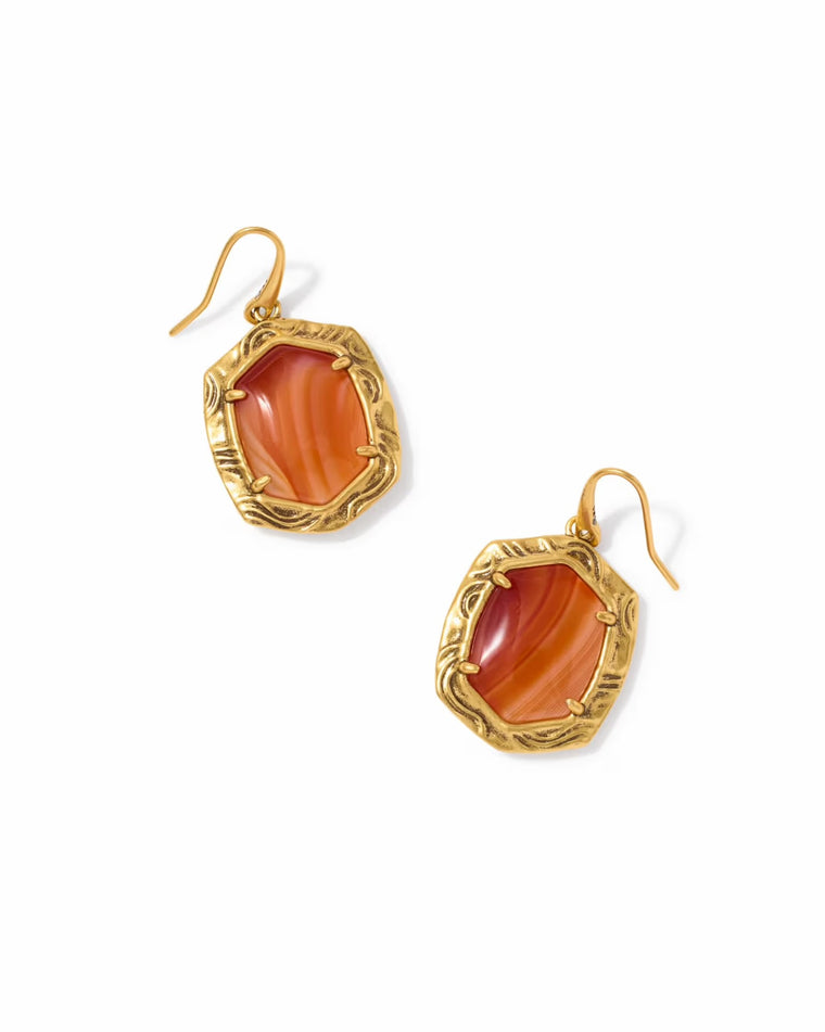 KENDRA SCOTT: DAPHNE TIGER STRIPE DROP EARRING