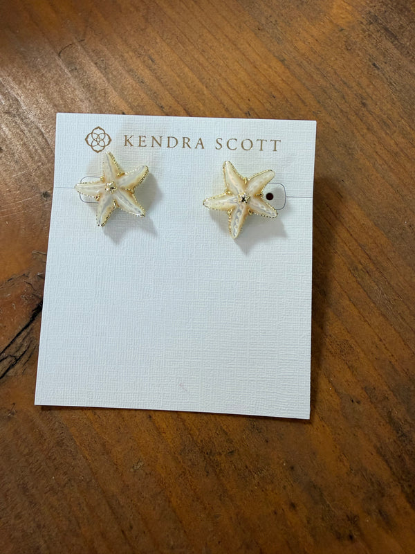 KENDRA SCOTT: PARKER STARIFSH STUD EARRINGS- 2 COLORS