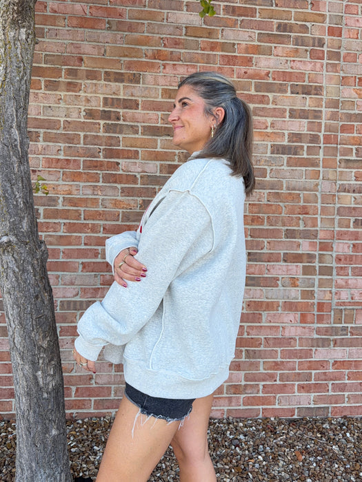 KANSAS CITY REVERSIBLE MOCKNECK