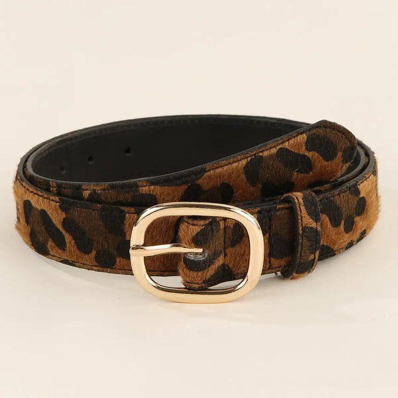 LEOPARD PRINT BELT