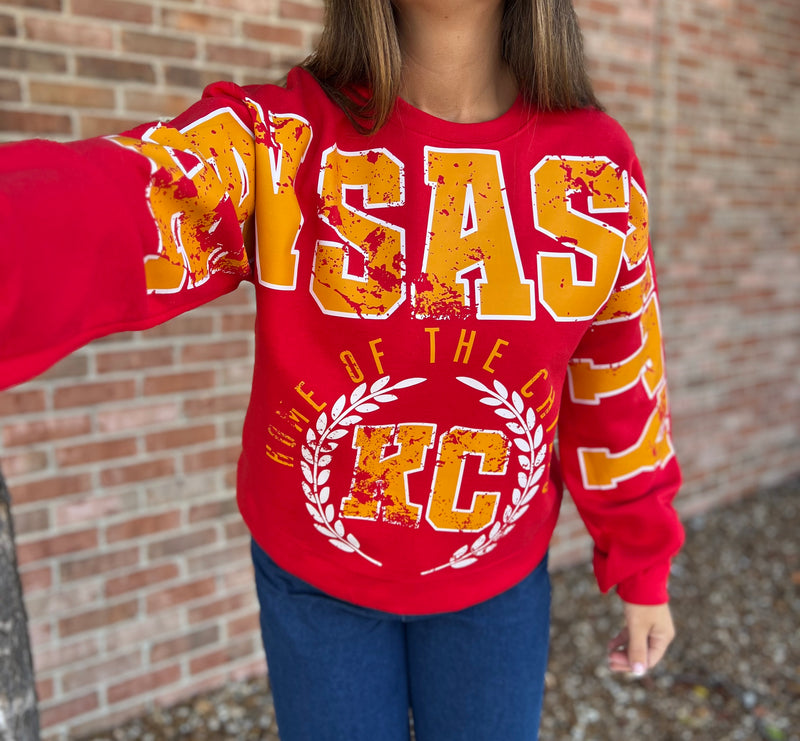 KANSAS CITY LARGE PRINT SWEATSHIRT