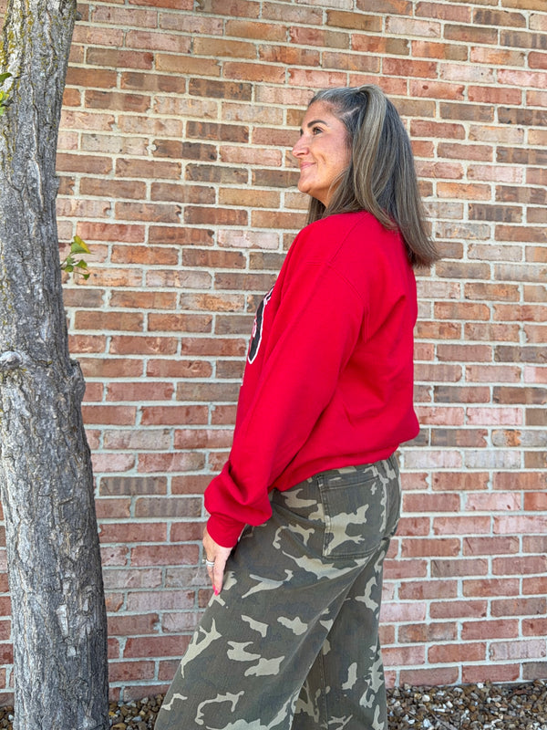 DISTRESSED CHIEFS SWEATSHIRT