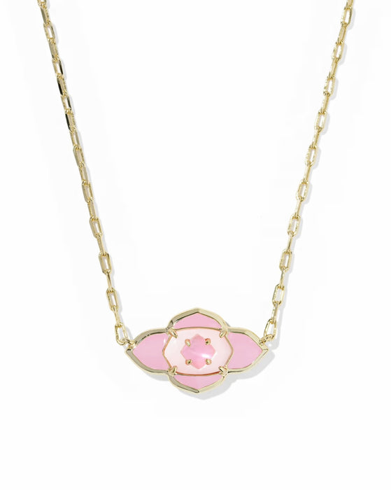 KENDRA SCOTT: ABBIE MEDALLION PENDANT NECKLACE- 5 COLORS