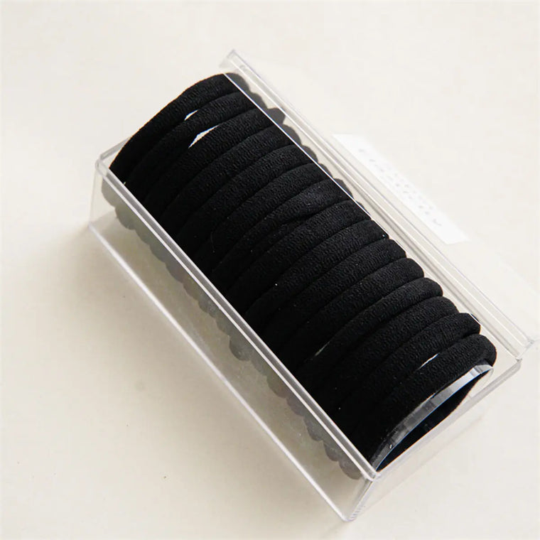 BOX OF HAIR TIES