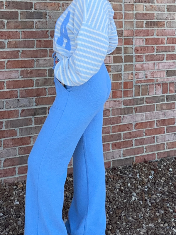 BABY'S BLUE DRAWSTRING PANTS