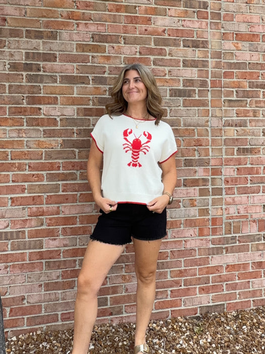 LOBSTER MOTIF SWEATER