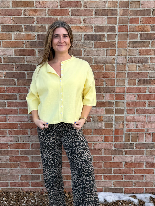 HALF SLEEVE CARDIGAN