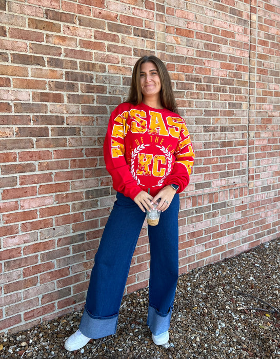 KANSAS CITY LARGE PRINT SWEATSHIRT