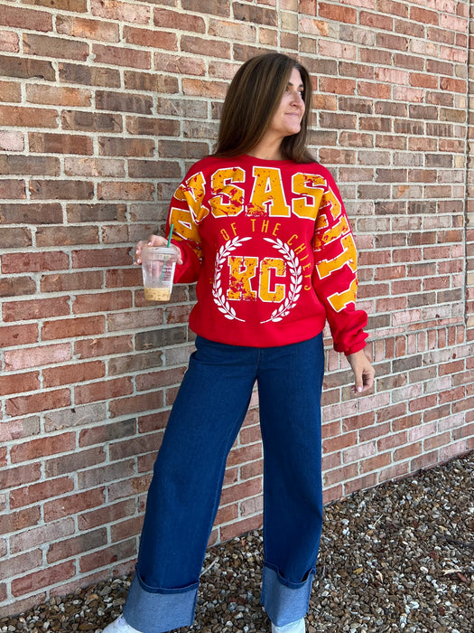 KANSAS CITY LARGE PRINT SWEATSHIRT