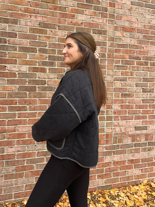 DOORBUSTER QUILTED JACKET- 3 COLORS