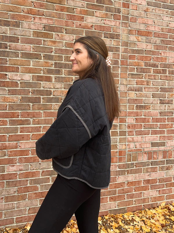 DOORBUSTER QUILTED JACKET- 3 COLORS