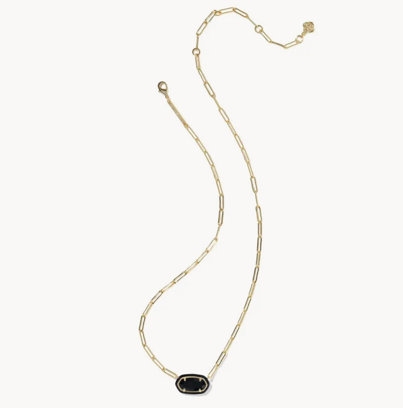 KENDRA SCOTT: ELISA PAPERCLIP NECKLACE