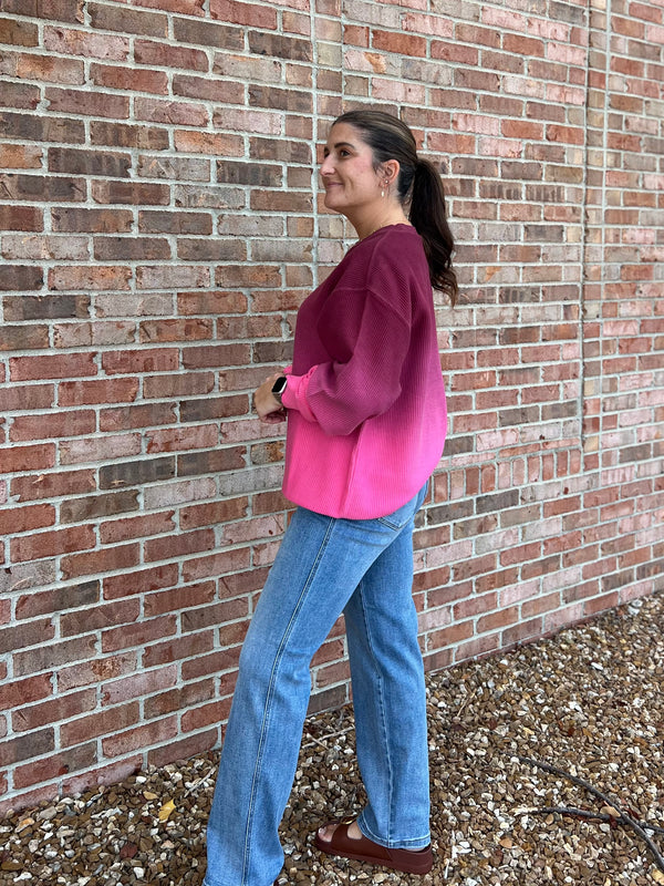 CORDED PULLOVER- 4 COLORS
