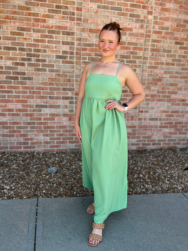 adjustable strap maxi dress XS