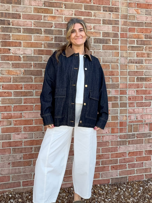 DARK DENIM JACKET
