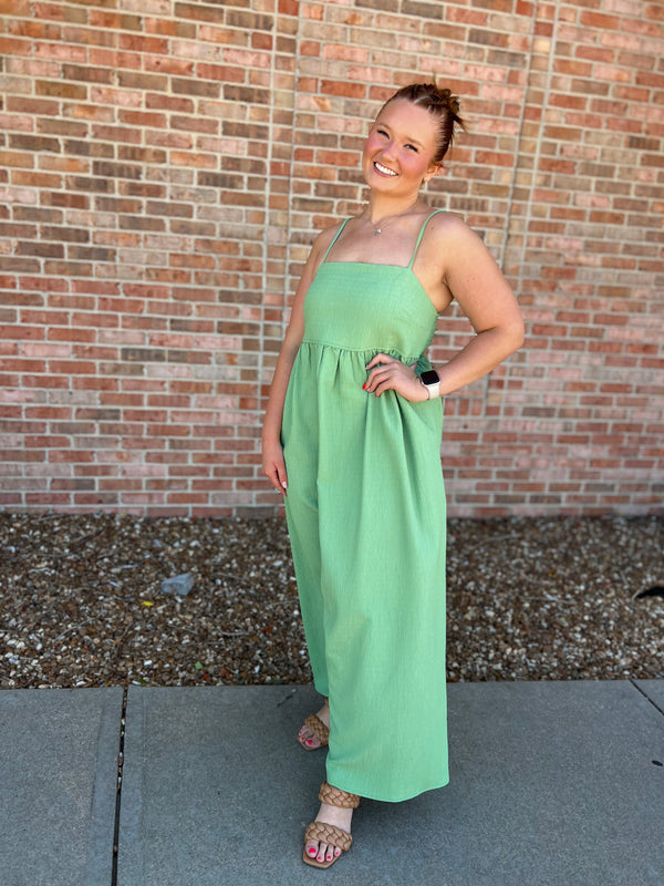 SPAGETTI STRAP MAXI DRESS