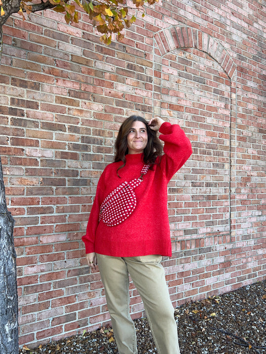 MOCK NECK SWEATER- 8 COLORS