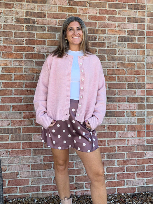 BALLET PINK CARDIGAN