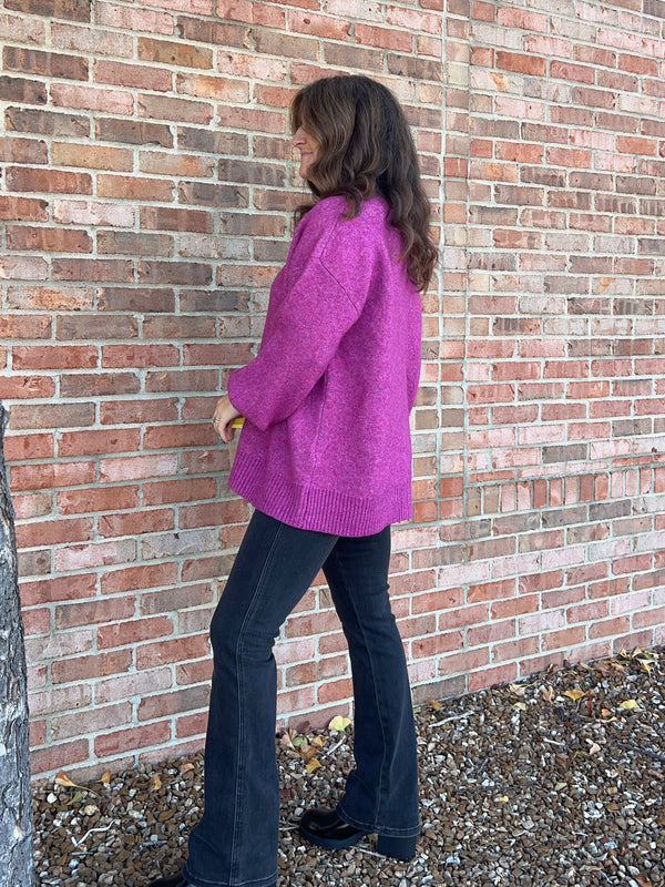 MOCK NECK SWEATER- 8 COLORS