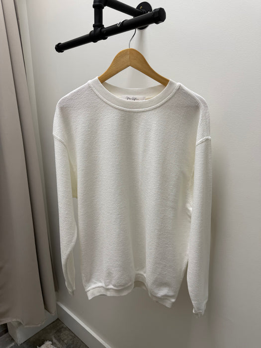 CORDED PULLOVER- 8 COLORS