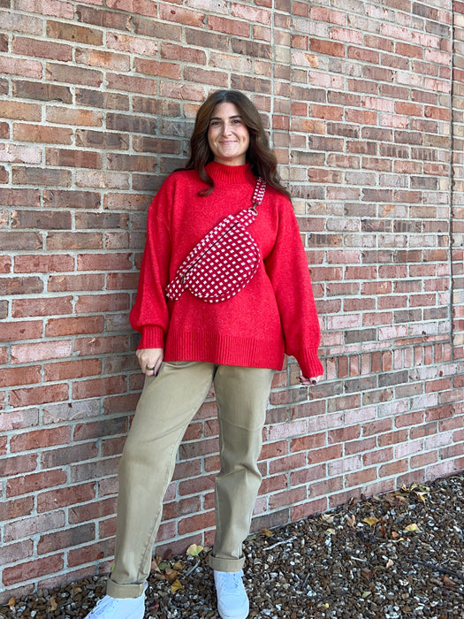 MOCK NECK SWEATER- 8 COLORS