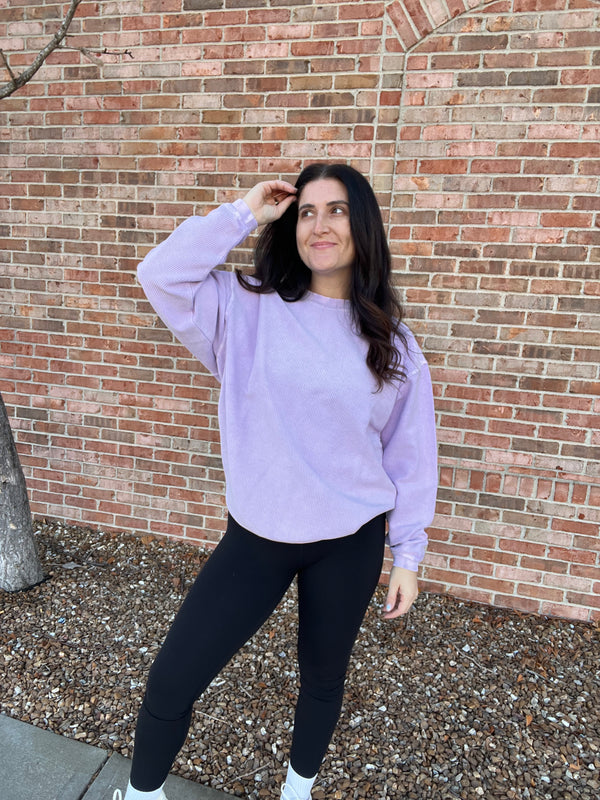 CORDED PULLOVER- 6 COLORS