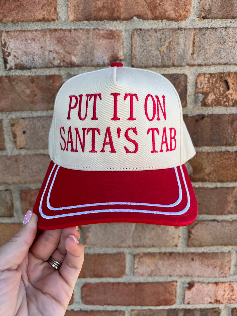 PUT IT ON SANTA'S TAB HAT