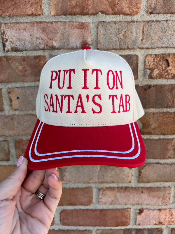 PUT IT ON SANTA'S TAB HAT
