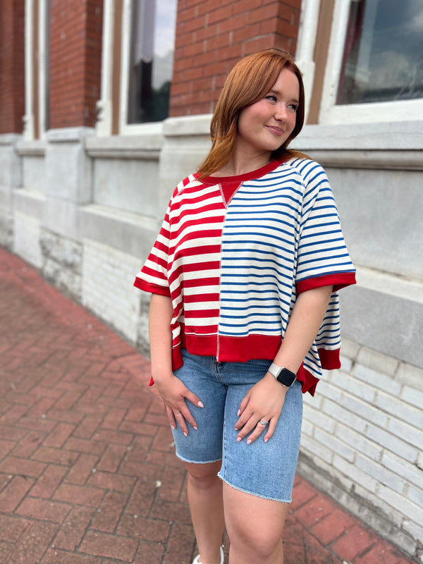 FOREVER STRIPES TOP