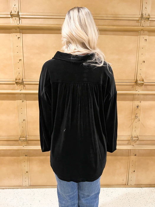 WINTERTIME BUTTON UP- 2 COLORS