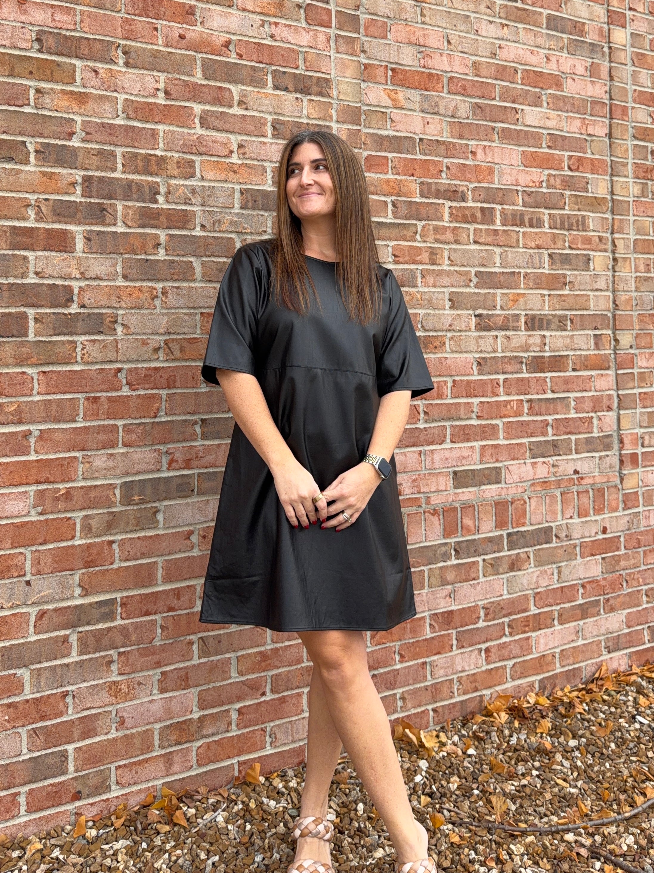 LEATHER DRESS
