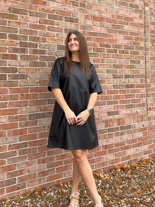 LEATHER DRESS