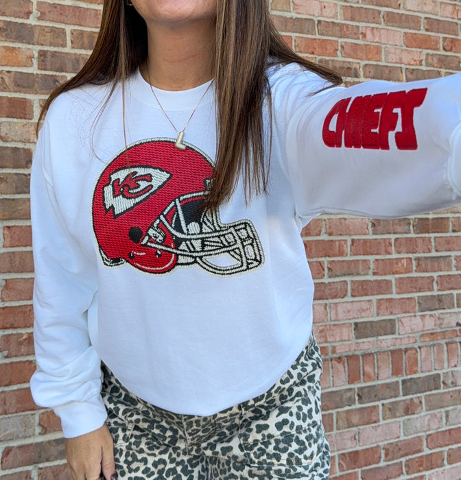 KC HELMET SWEATSHIRT