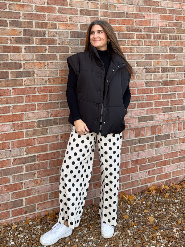 WINTER PUFFER VEST- 2 COLORS