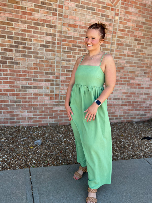 SPAGETTI STRAP MAXI DRESS