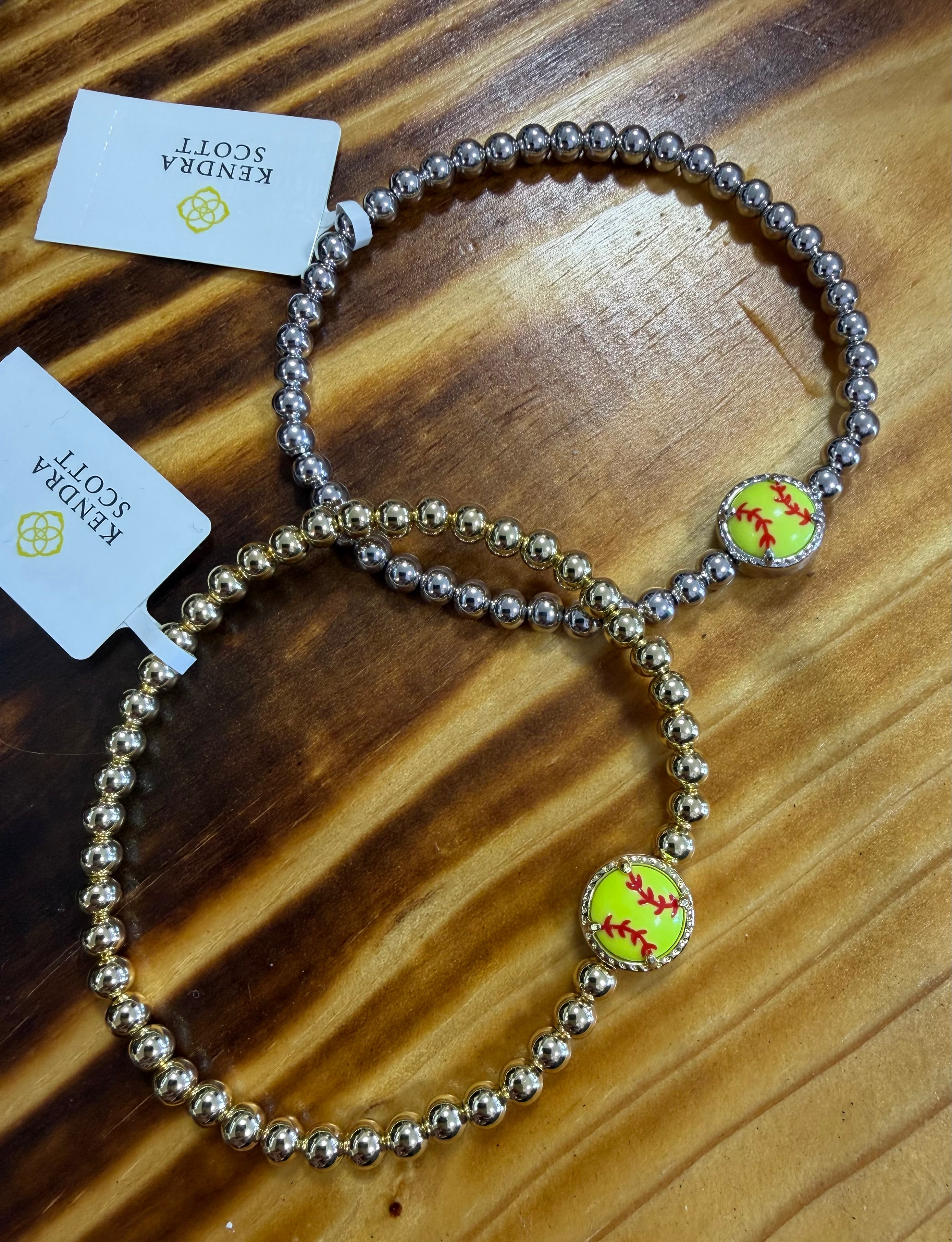 KENDRA SCOTT: SOFTBALL STRETCH BRACELET