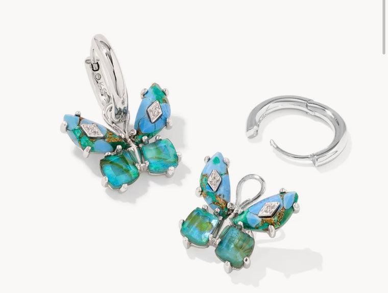 KENDRA SCOTT: BIANCA BUTTERFLY HUGGIE