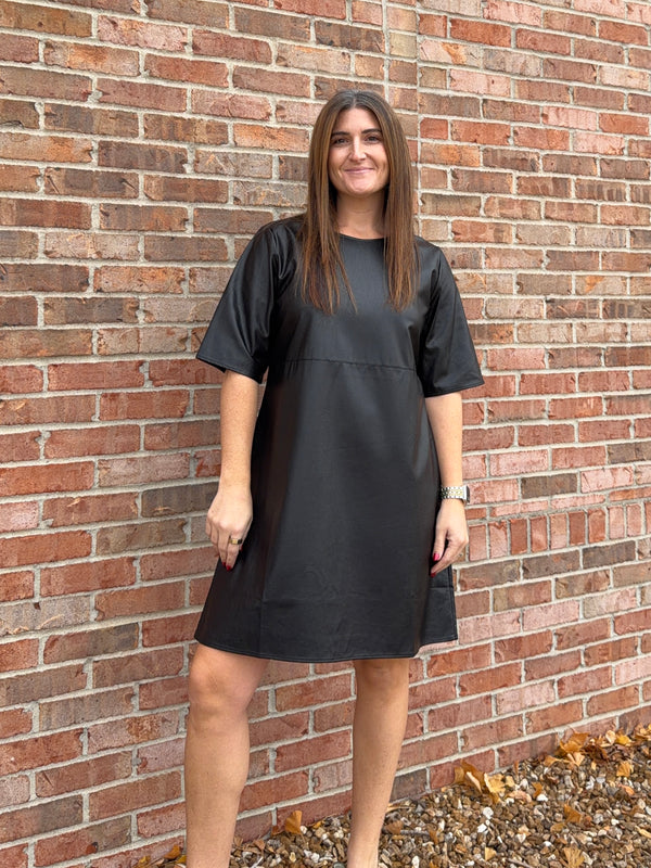 LEATHER DRESS