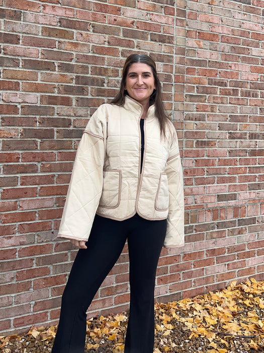 DOORBUSTER QUILTED JACKET- 3 COLORS
