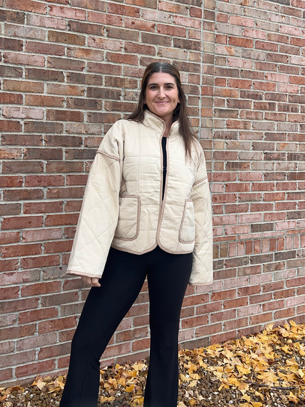 DOORBUSTER QUILTED JACKET- 3 COLORS