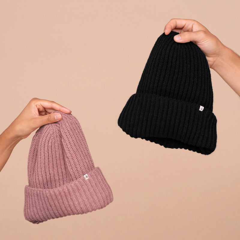 SATIN LINED BEANIE