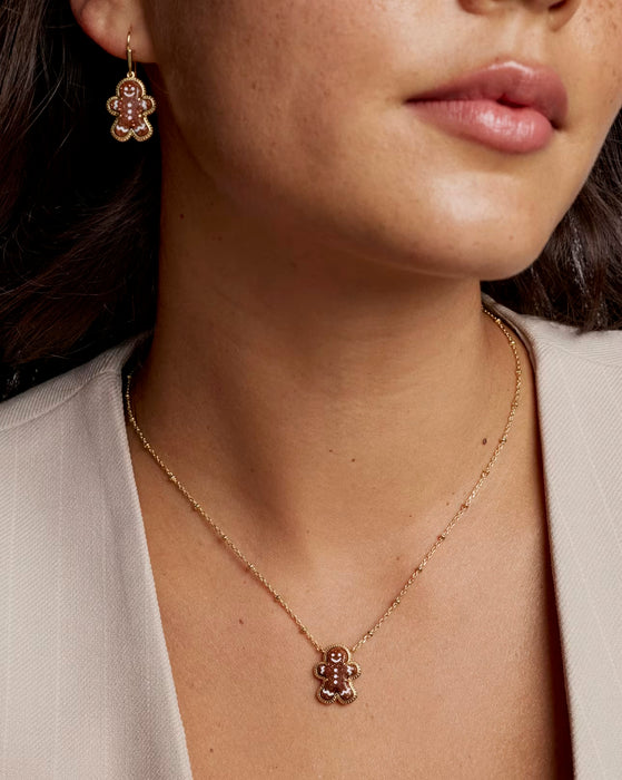 KENDRA SCOTT: GINGERBREAD PENDANT NECKLACE