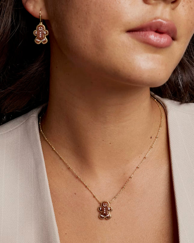 KENDRA SCOTT: GINGERBREAD PENDANT NECKLACE