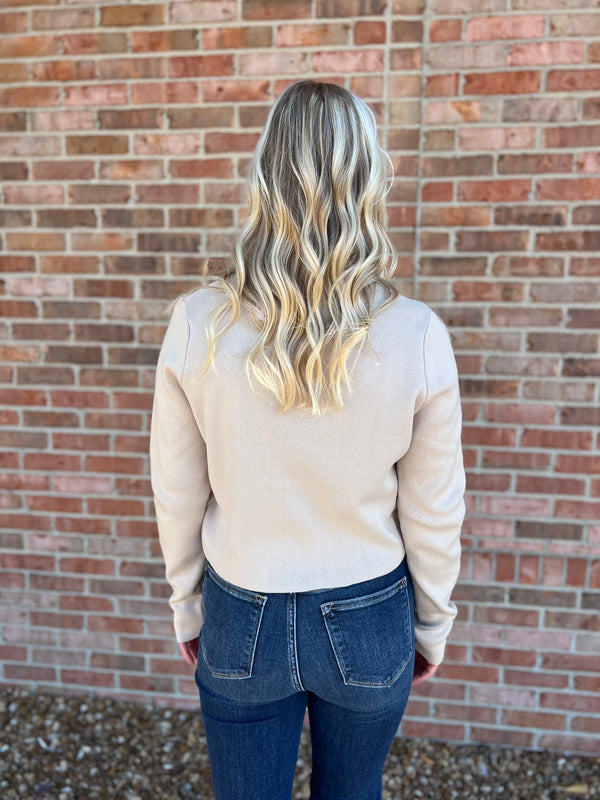 BABY BUTTON UP CARDIGAN- 4 COLORS