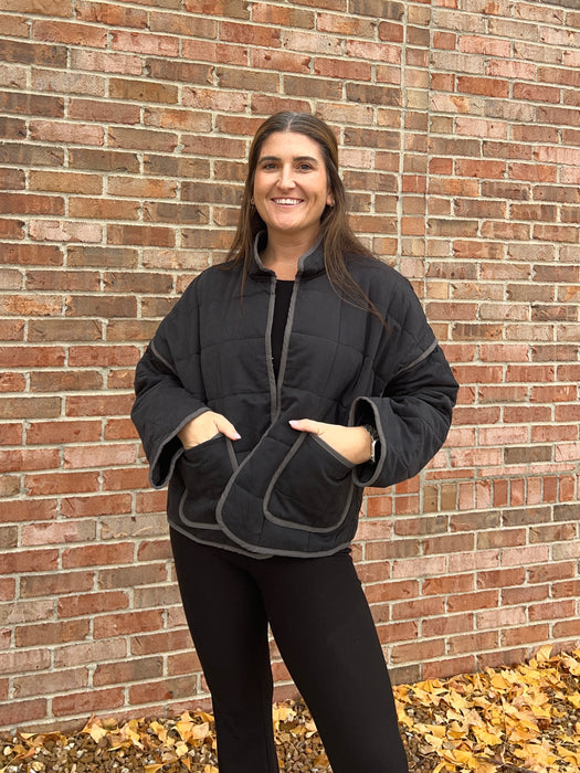 DOORBUSTER QUILTED JACKET- 3 COLORS