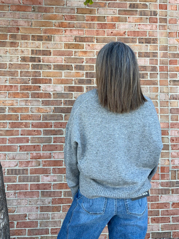 CLASSIC V NECK SWEATER- 2 COLORS