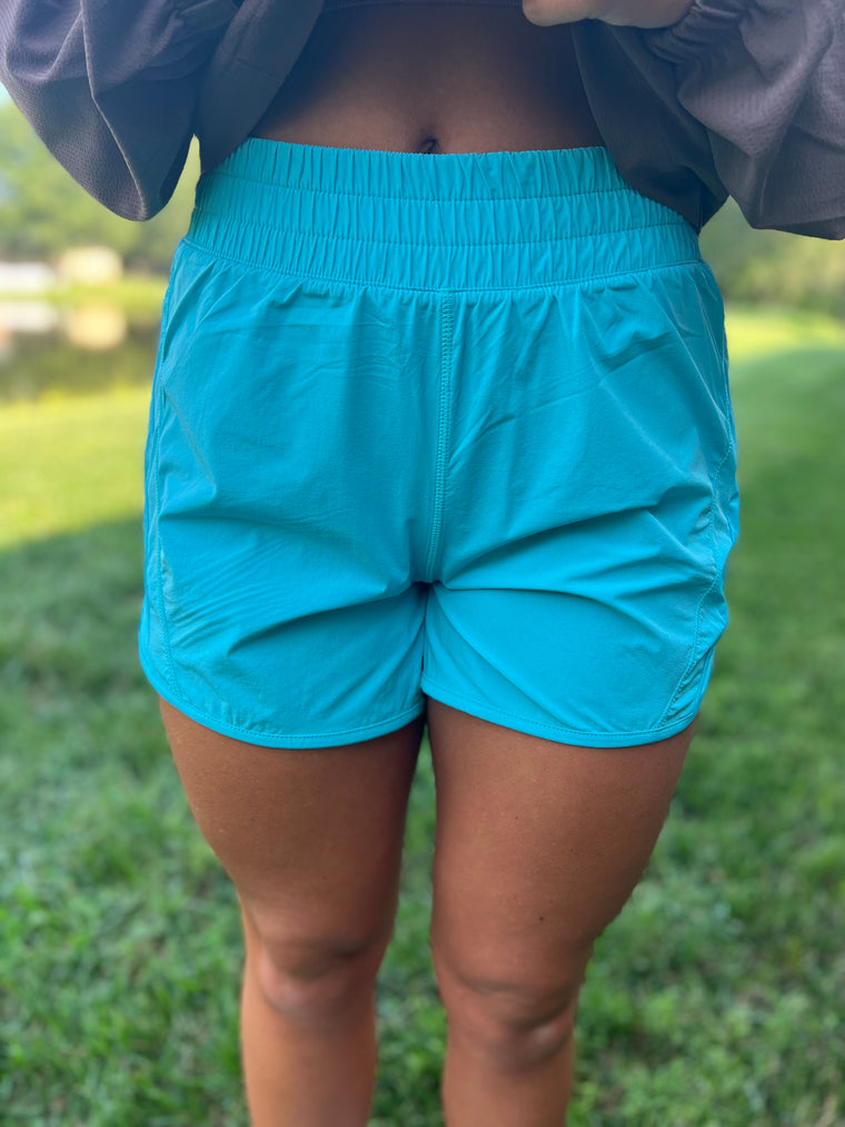 EXERCISE SHORTS WITH LINING- 2 COLORS