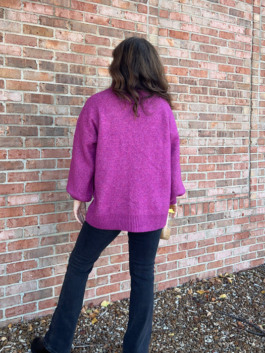 MOCK NECK SWEATER- 8 COLORS
