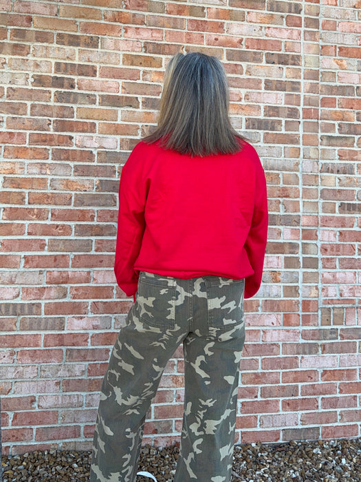 DISTRESSED CHIEFS SWEATSHIRT