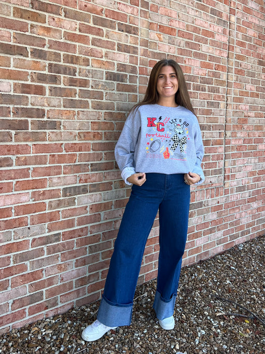 KC DOODLE CREWNECK SWEATSHIRT